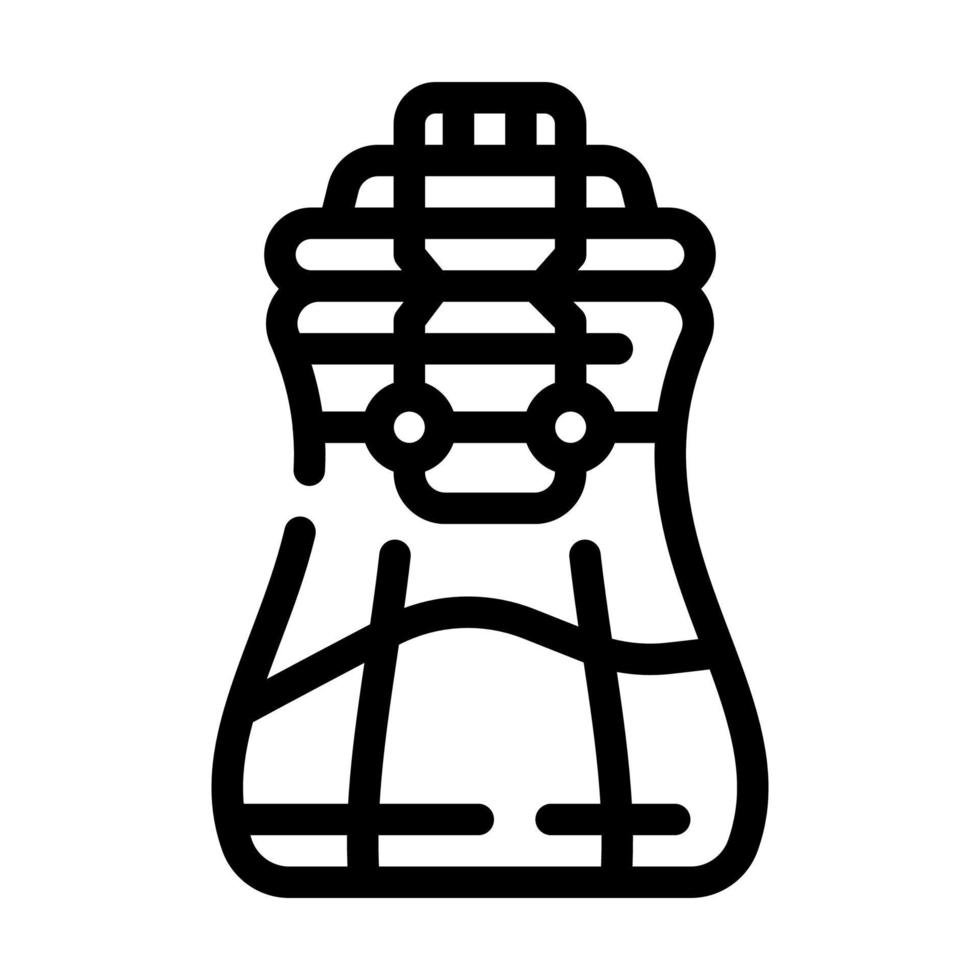 spice jar line icon vector illustration