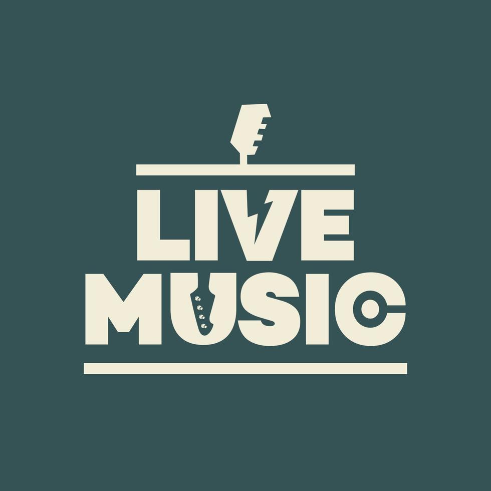 logotipo de letras escritas a mano de karaoke, emblema con micrófono retro vintage. sello de música en vivo. aislado en el fondo. ilustración vectorial vector