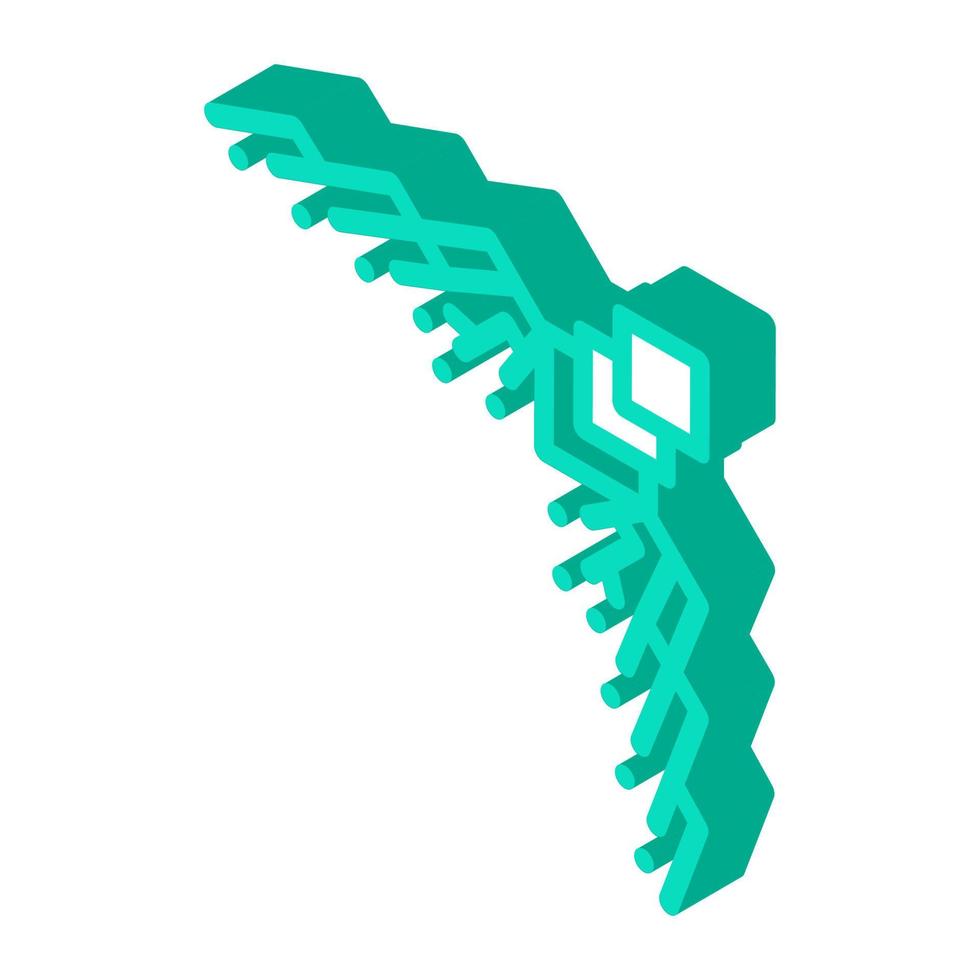 card decoration corner isometric icon vector illustration