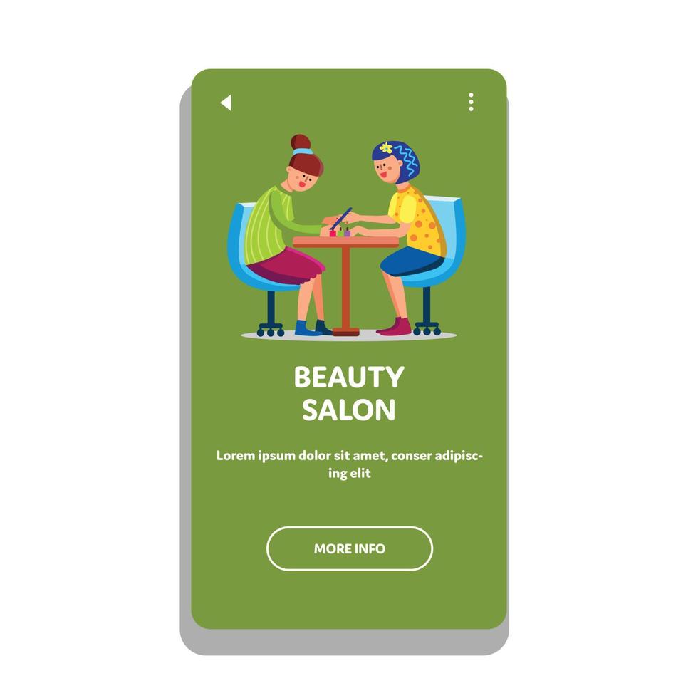 Beauty Salon For Glamor Fashionable Women Vector