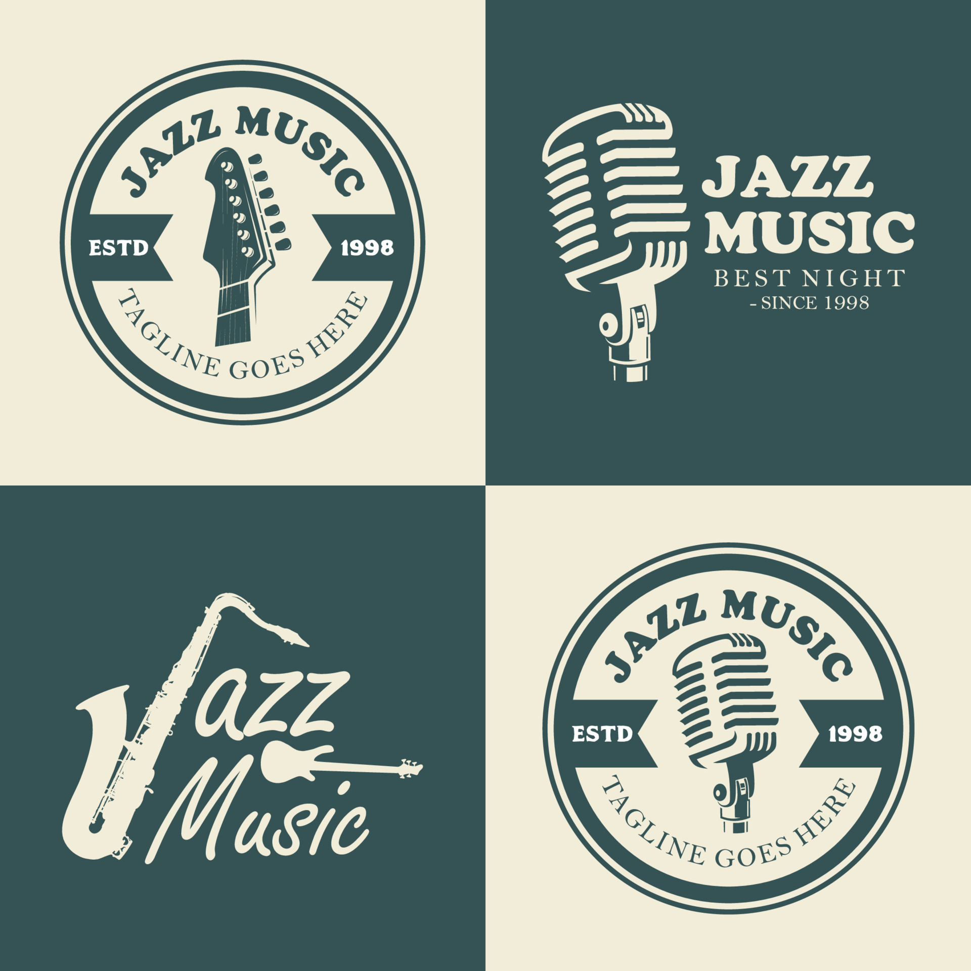 Music Band Logo Vector Art, Icons, and Graphics for Free Download
