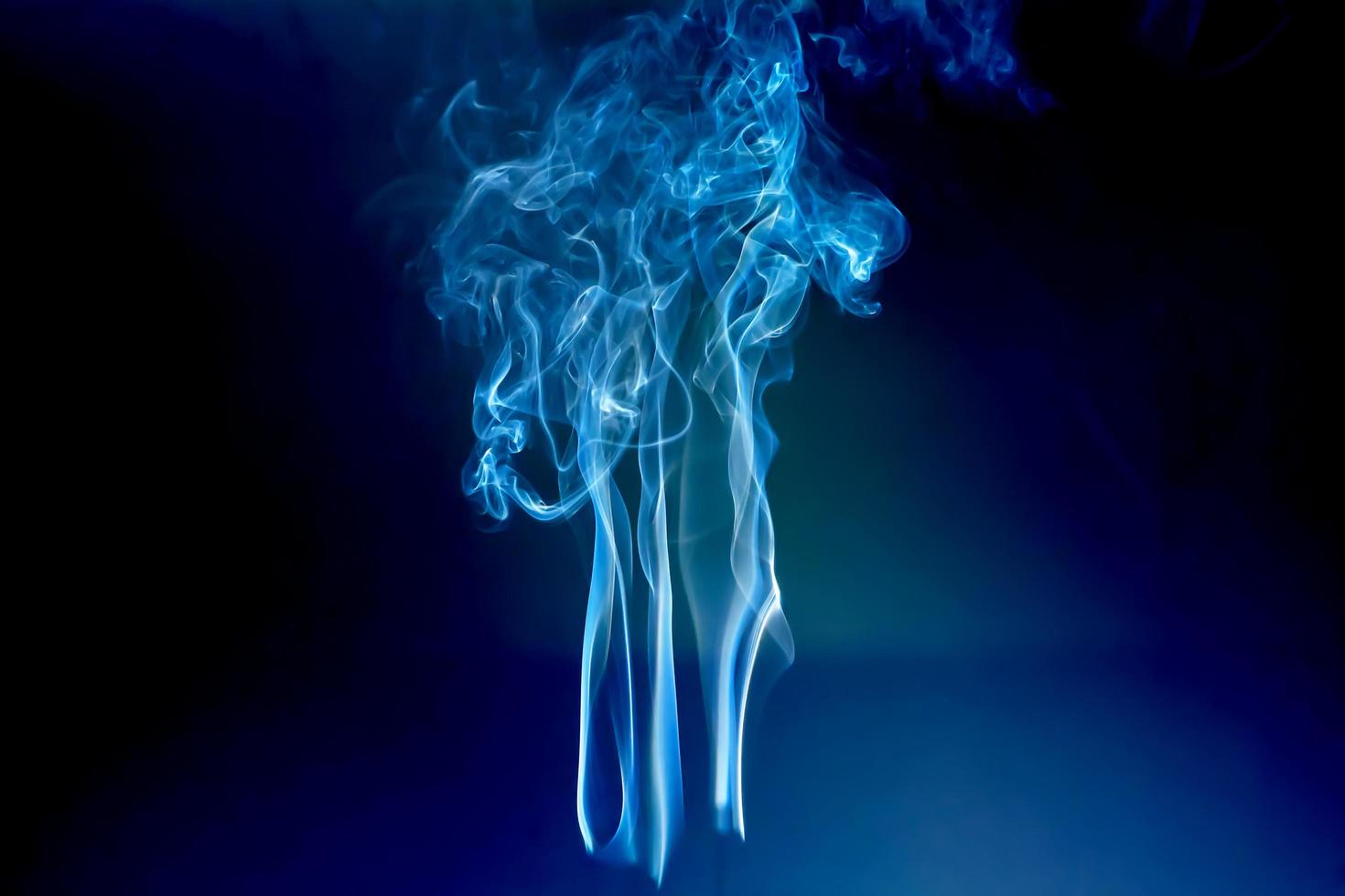 The smoke is colorful. It is abstract. photo