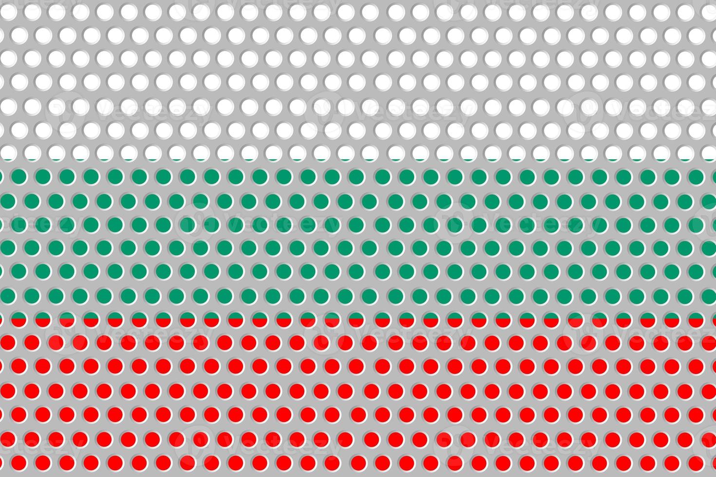 Flag of Bulgaria on metal photo