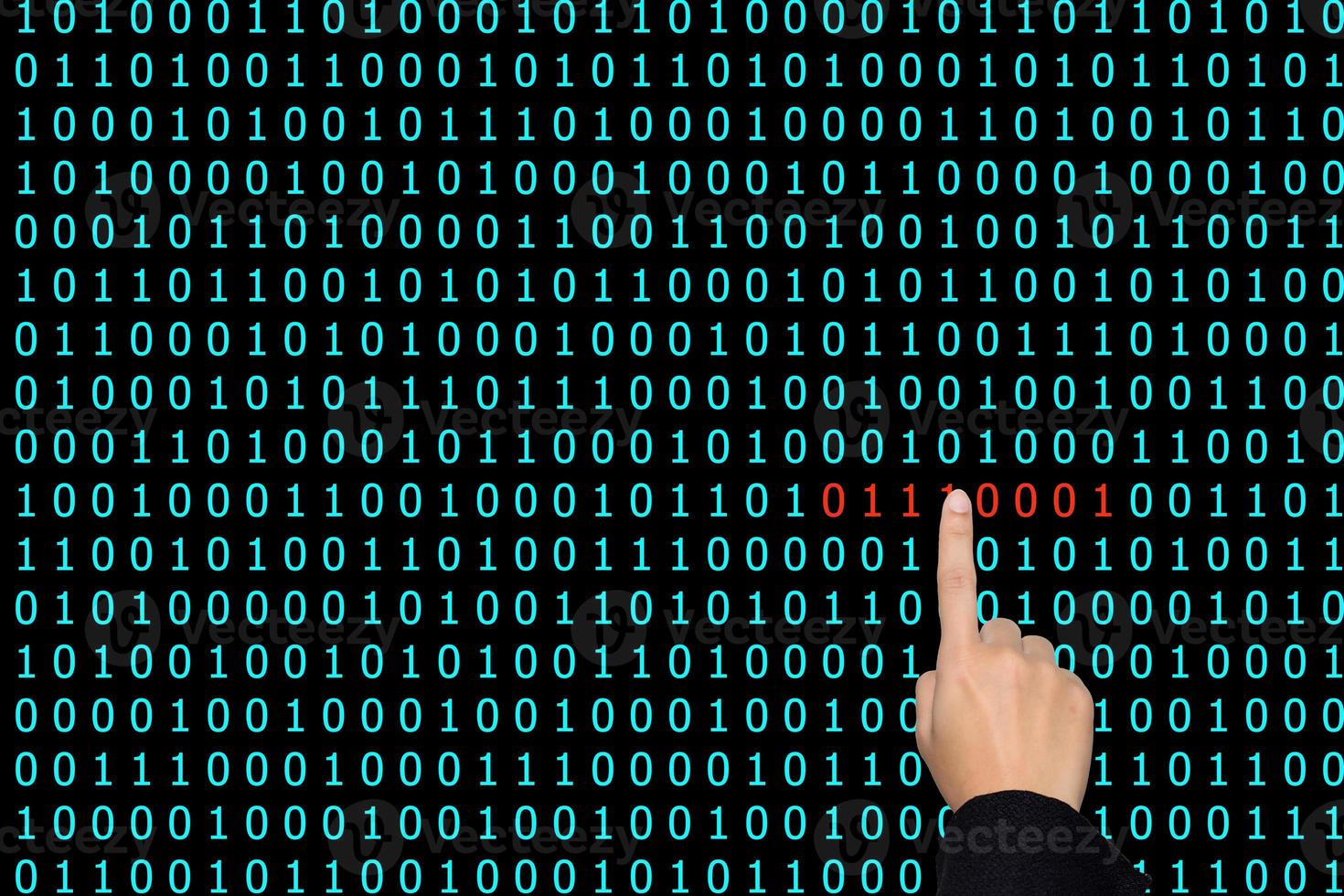 Binary code problem photo