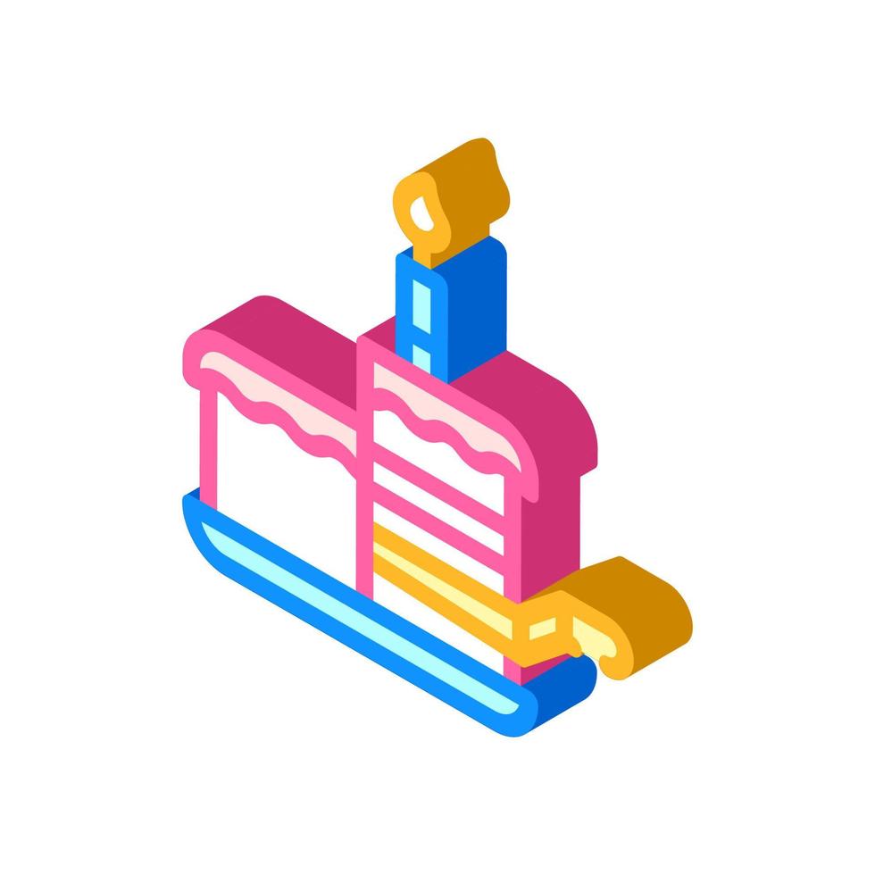 cake birthday dessert glyph icon vector illustration