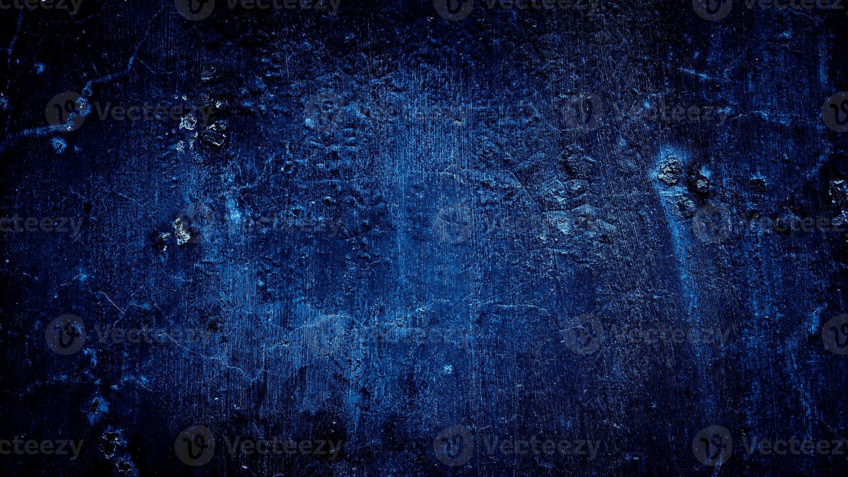 Fondo de textura de pared de hormigón de cemento abstracto sucio azul oscuro foto