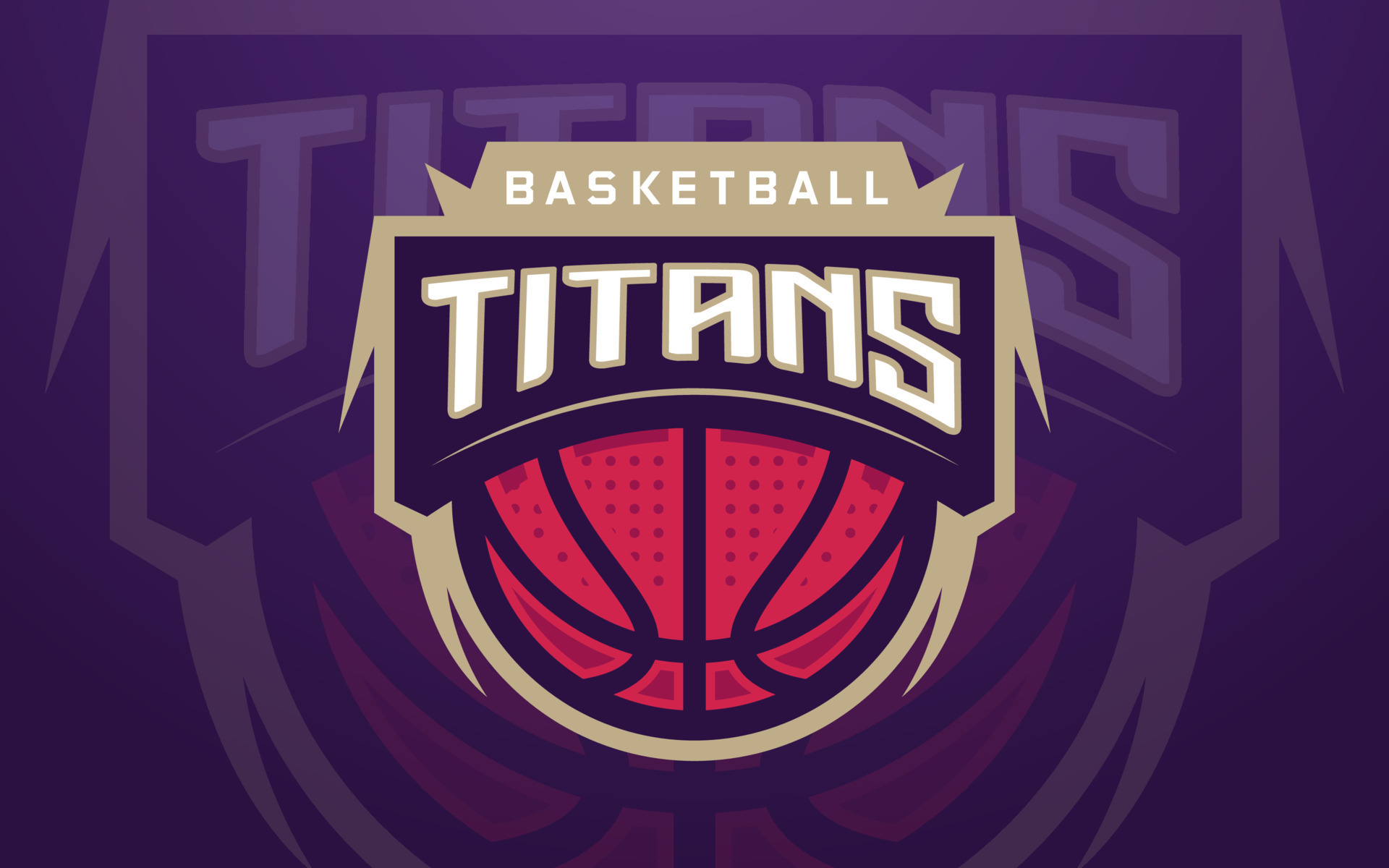 Titans Basketball Club Logo Template for Sports Team and Tournament 7994773  Vector Art at Vecteezy
