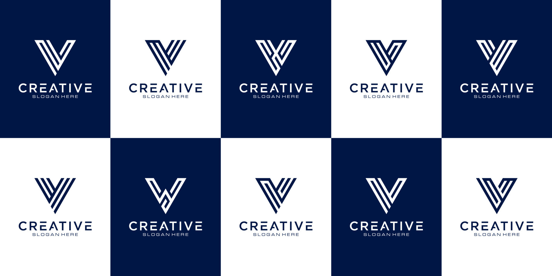 Initial letter vl creative elegant logo template Vector Image