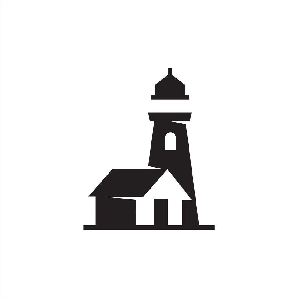 Lighthouse icon. Simple illustration of lighthouse vector icon for web