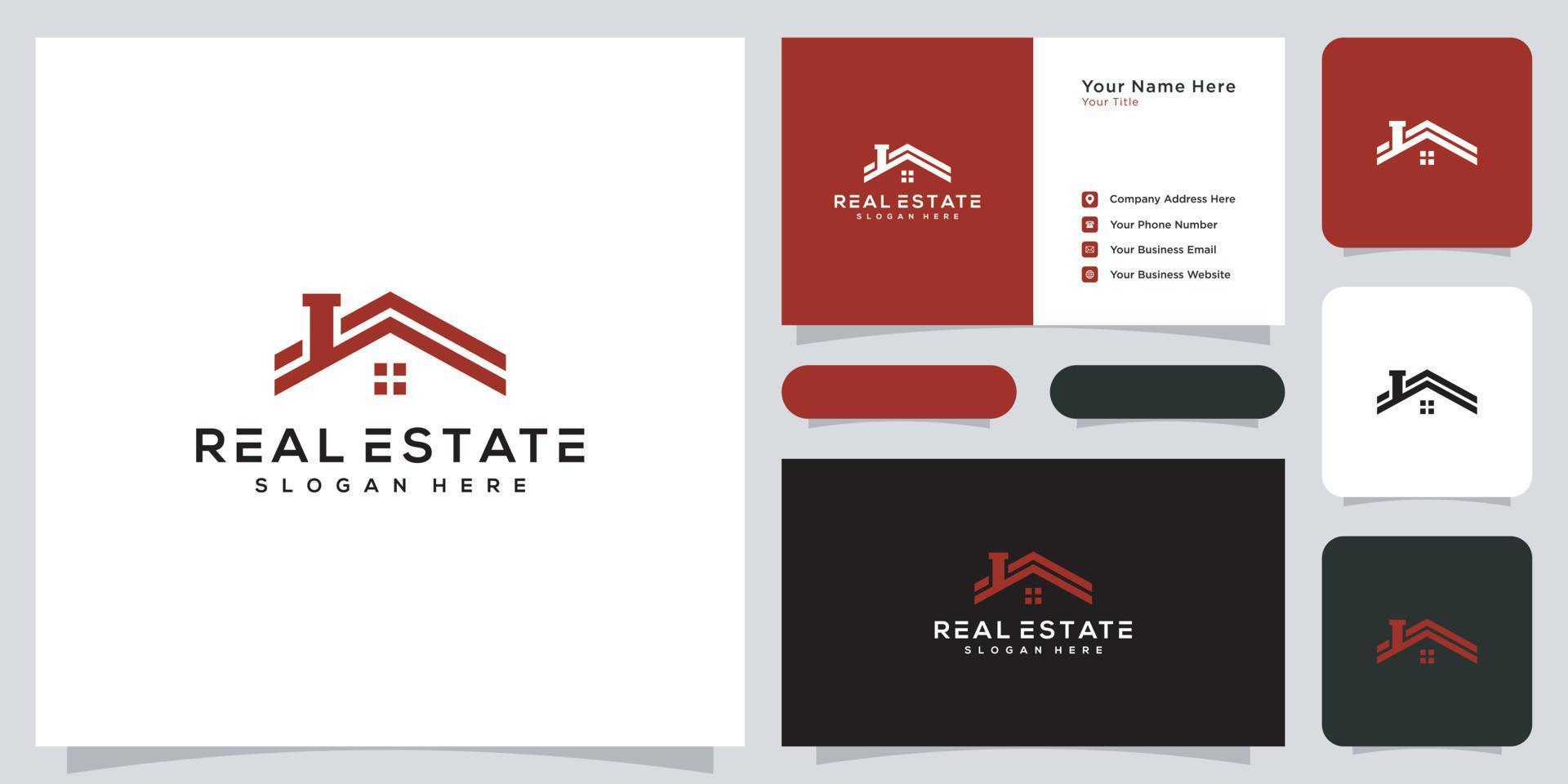 modern house or home logo vector design concept