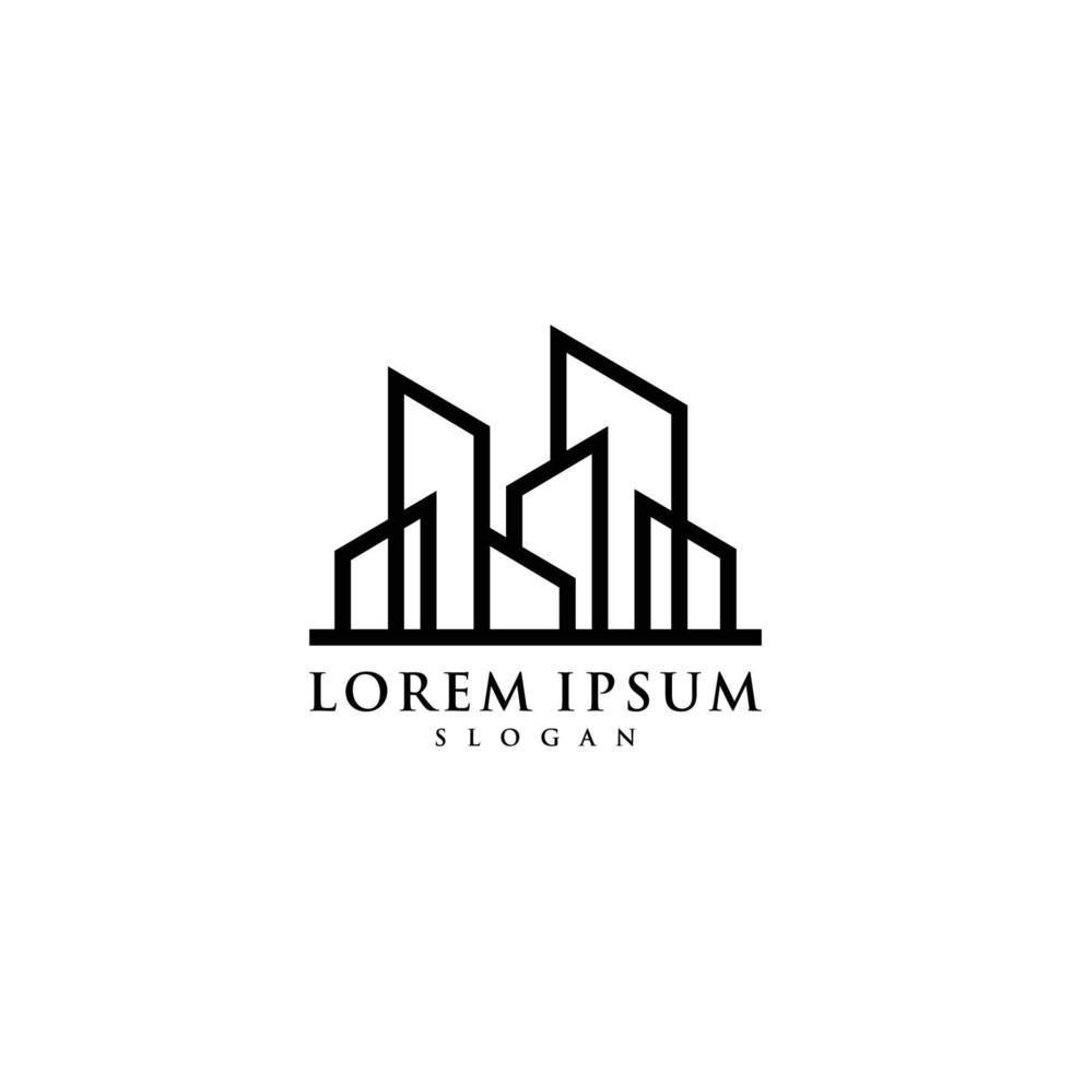 Building Logo Design Vector