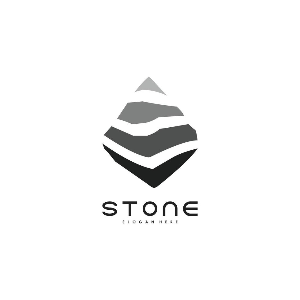 stone logo vector design template