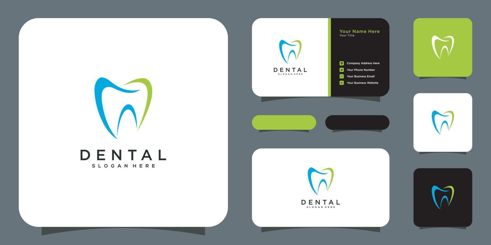 dental care logo vector template design