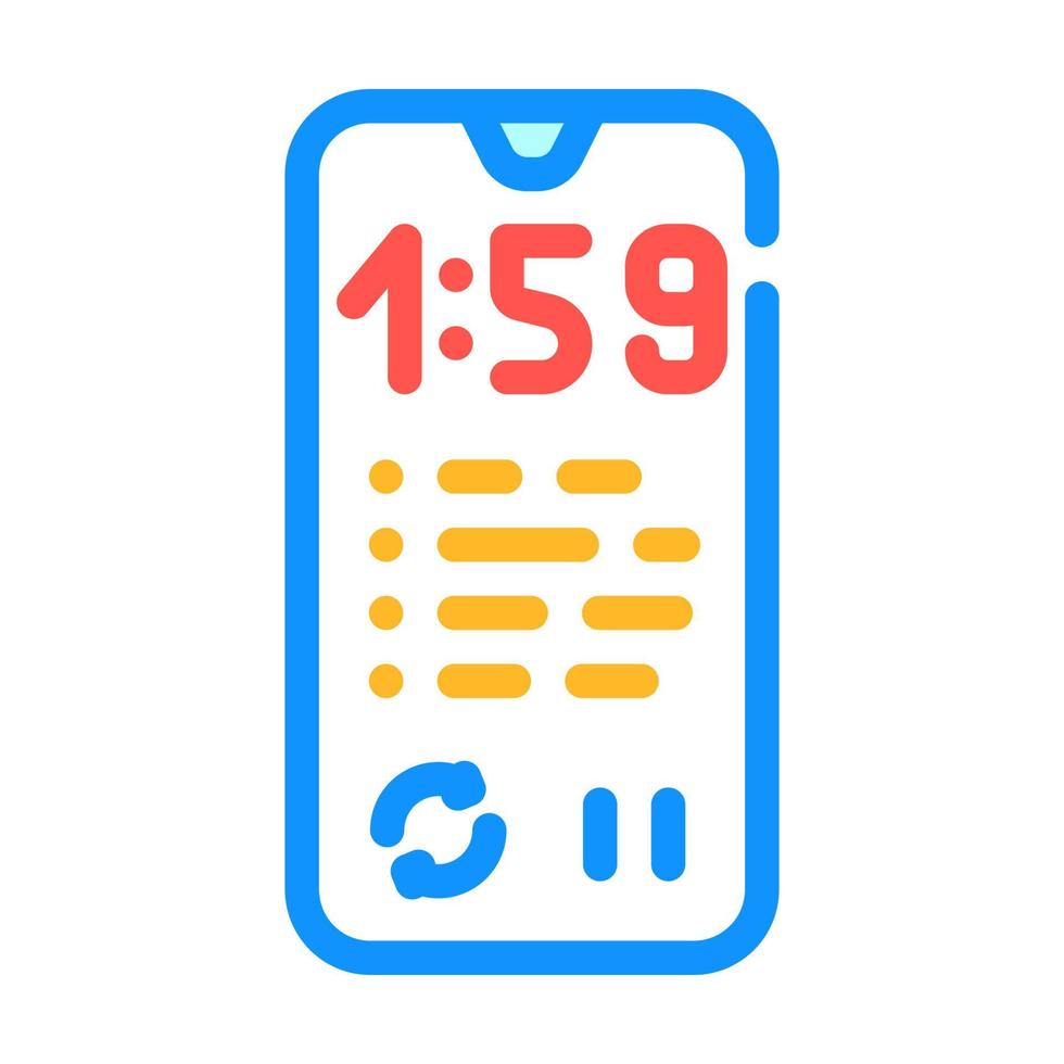 cycles training color icon vector illustration
