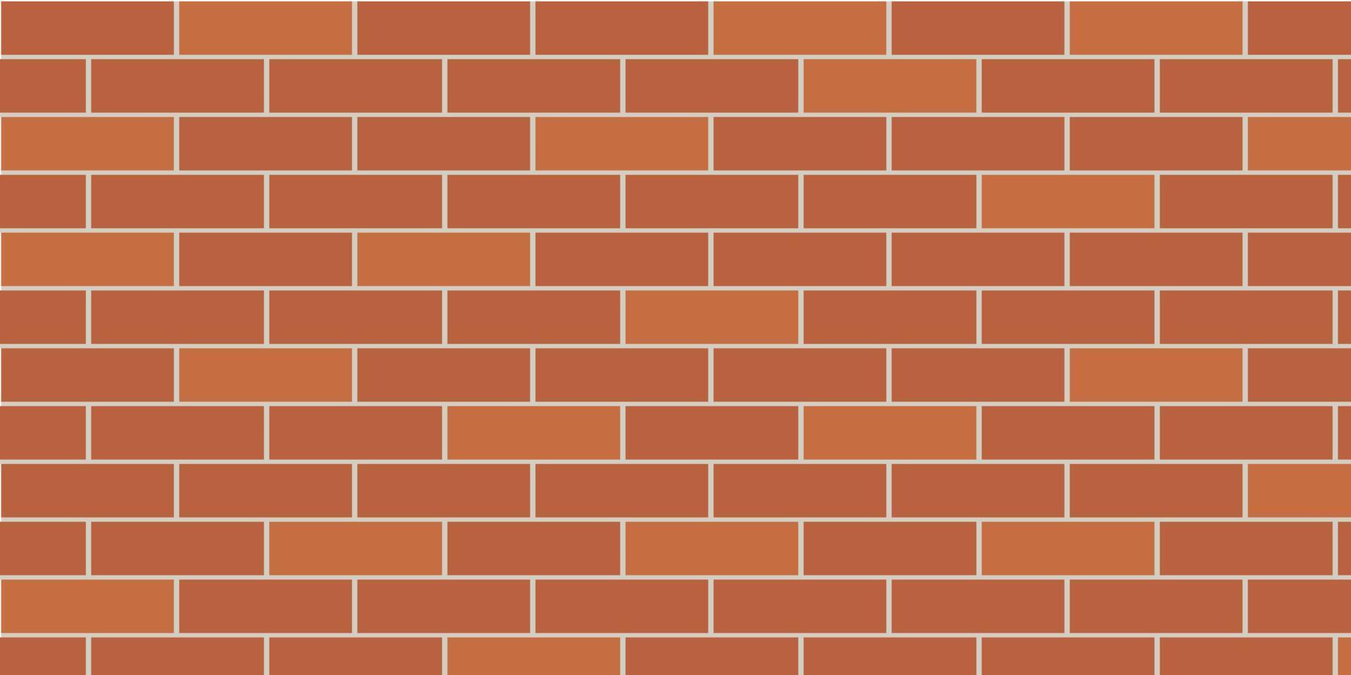 Brick Wall background seamless Vector texture pattern illustration.