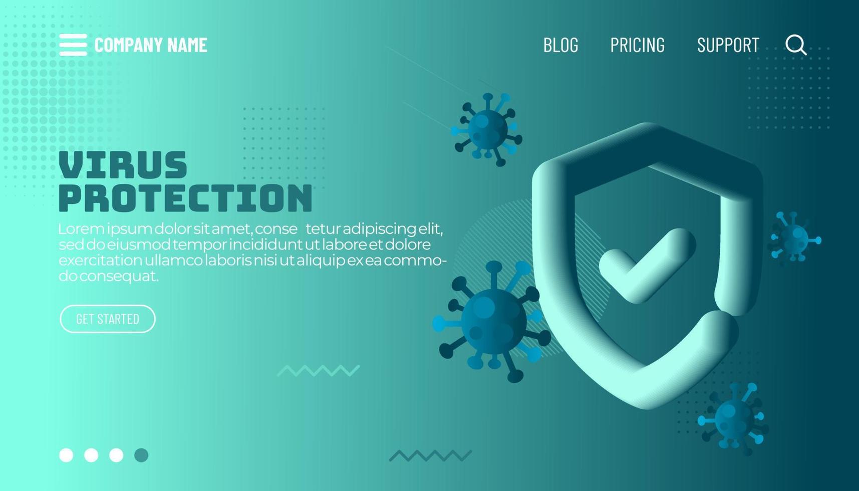 Covid-19 corona virus protection concept. 3d flow shape creative design set. Dynamic liquid color wave backgrounds. Templates set for brochures, posters, banners, flyers and cards. Vector illustration