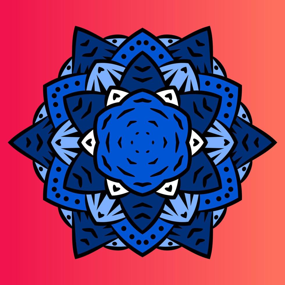 mandala vector illustration. Vector hand drawn circular decorative element. for background object, flyer object, element object