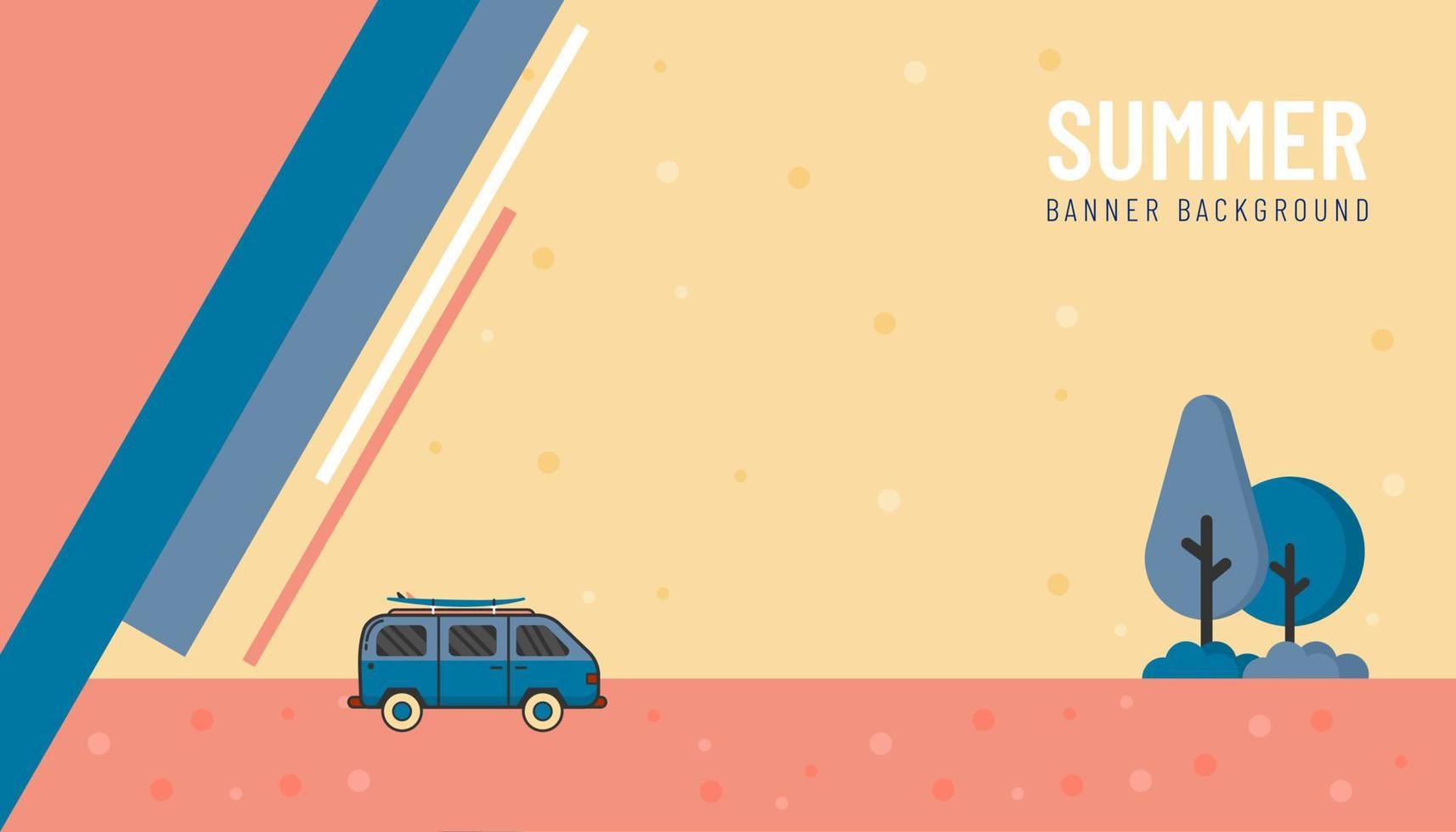 Illustration vector graphic of summer background. Good for banner, poster, flyer, etc.
