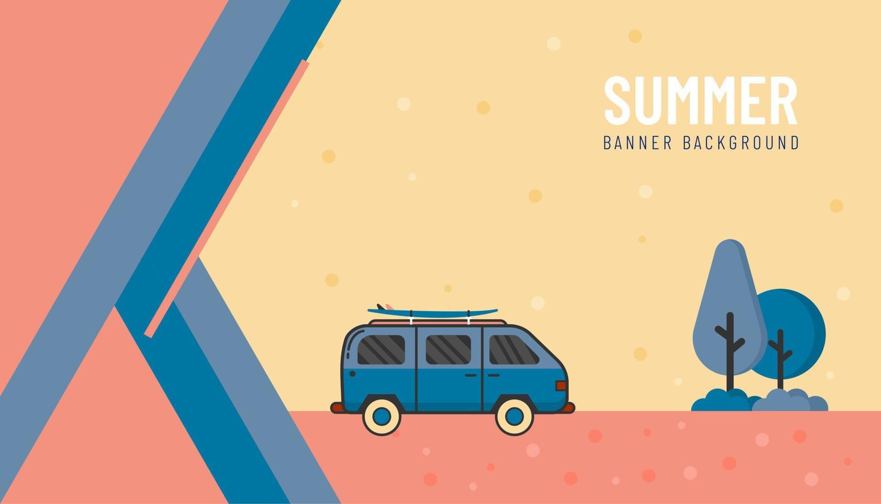 Illustration vector graphic of summer background. Good for banner, poster, flyer, etc.