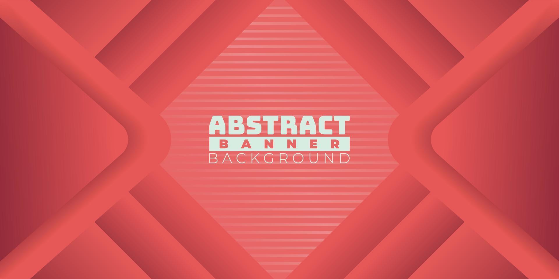 abstract banner background with red color, good for banner, flyer etc. vector illustration