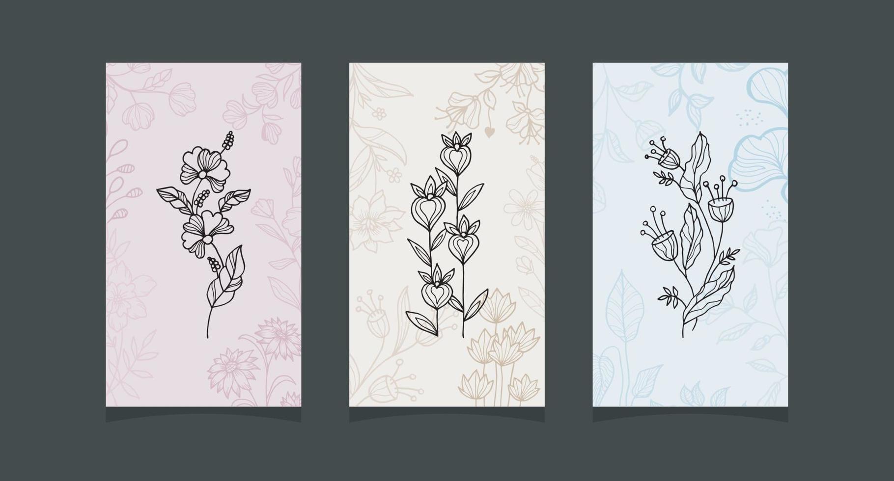 Modern boho abstract trendy background design. vector