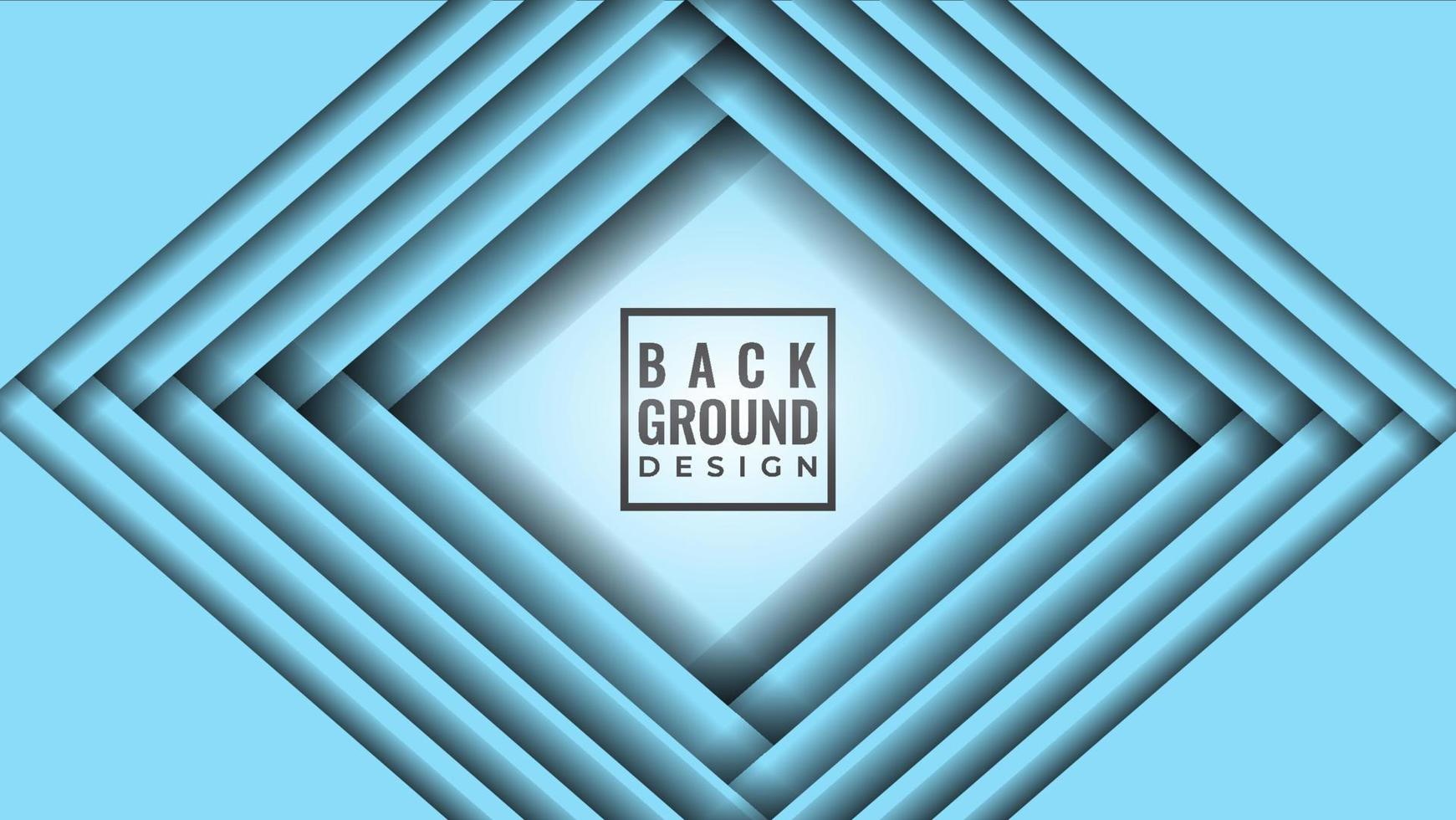 Layered Square Shape Vector Illustration. Abstract Background Design Template. Light Blue Color Theme.  Simple and Clean Design Style