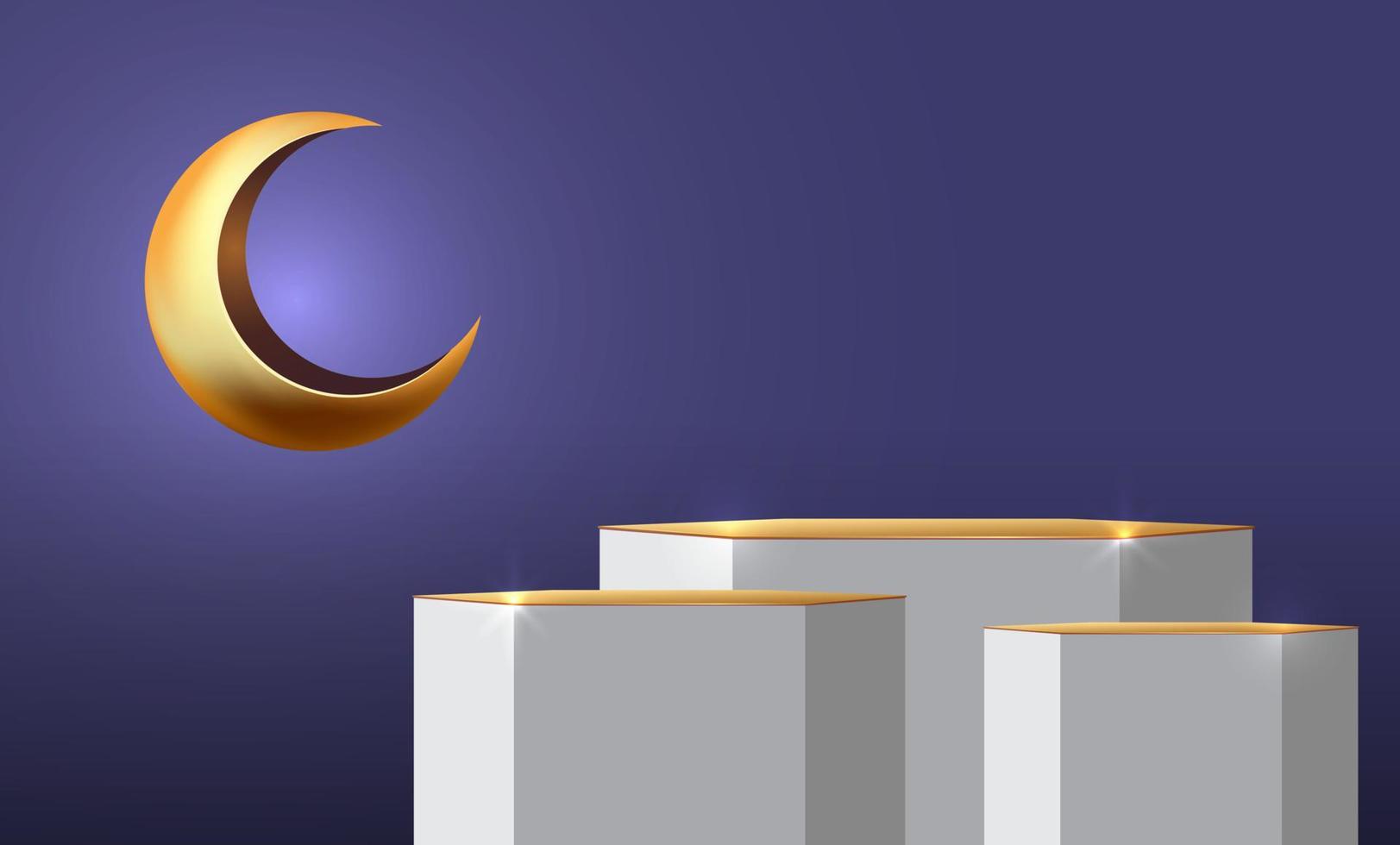 ramadan kareem banner background design illustration vector