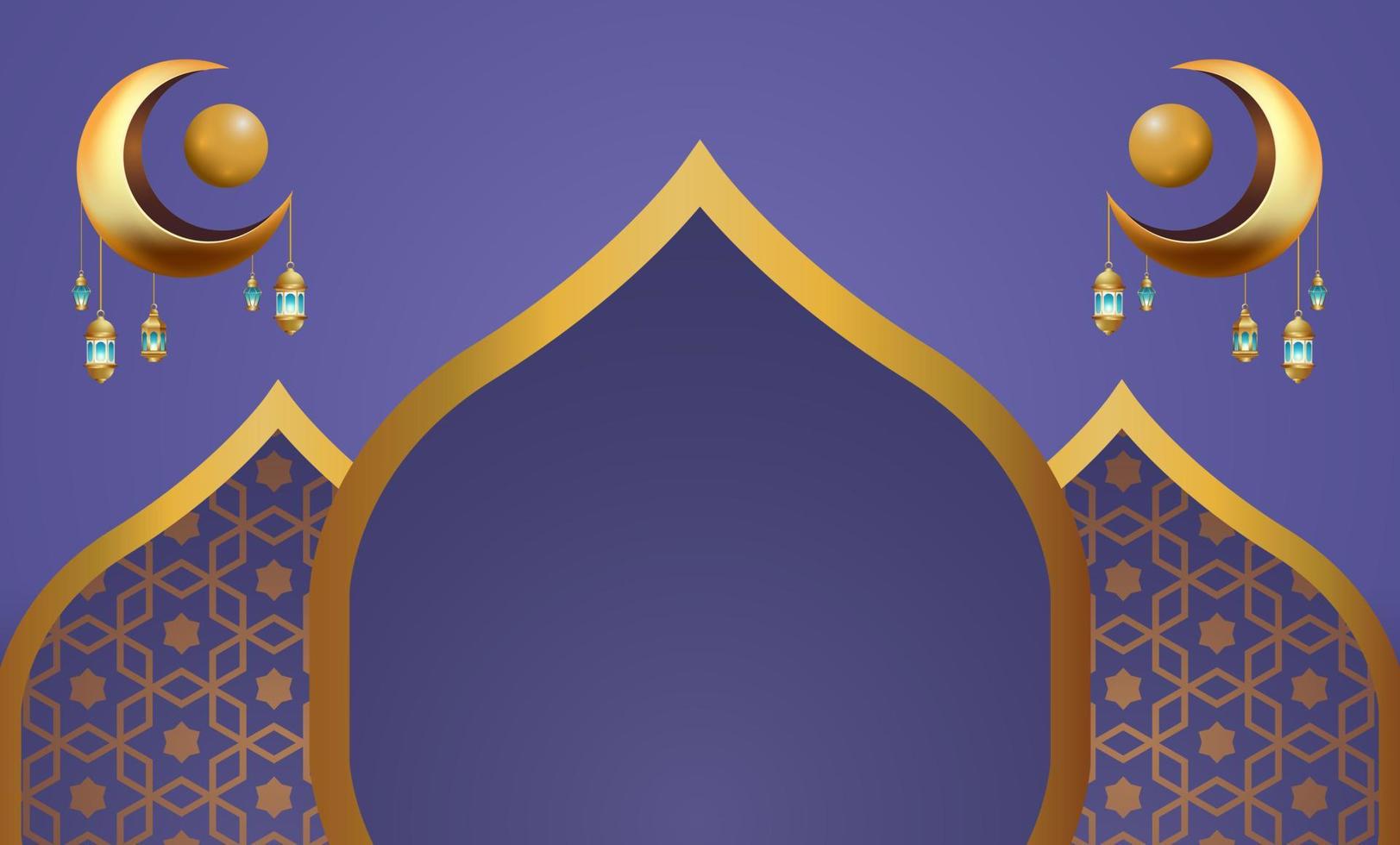 ramadan kareem banner background design illustration vector