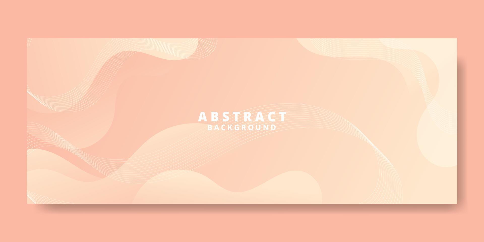 Abstract Pink Fluid Wave Banner Template vector