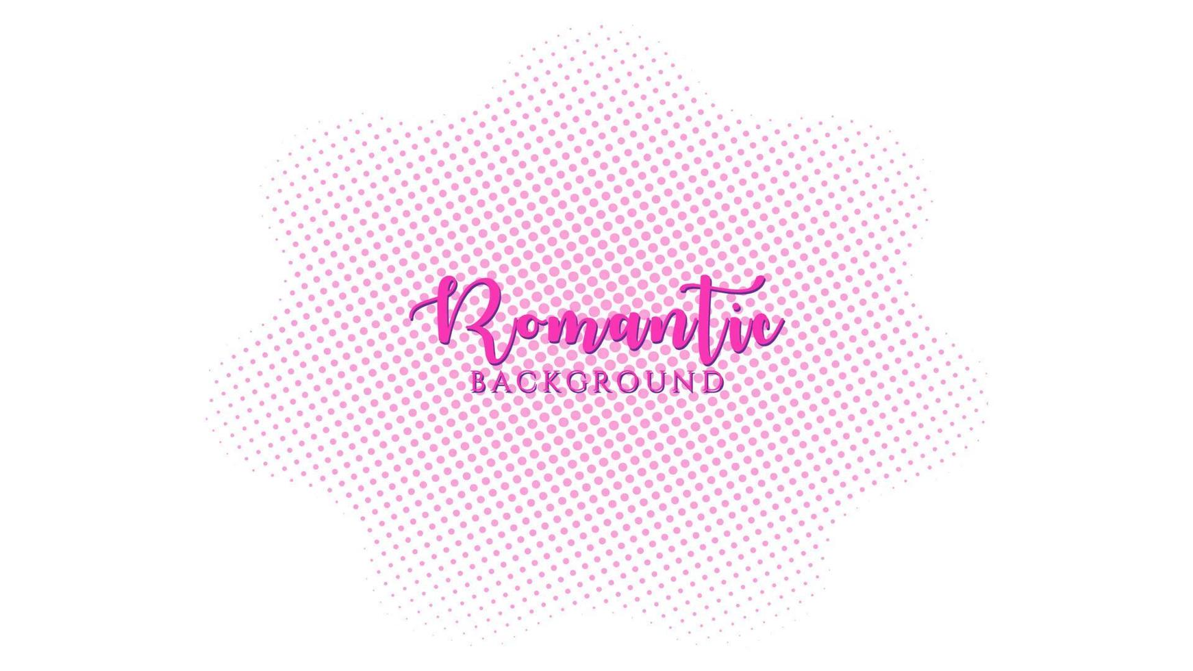 Halftone Background Design Template, Pop Art, Abstract Dots Pattern Illustration, Retro Texture Element, Rounded Shape, Pink Violet Gradation, Romantic Color, Valentine Day, Polka-dotted vector