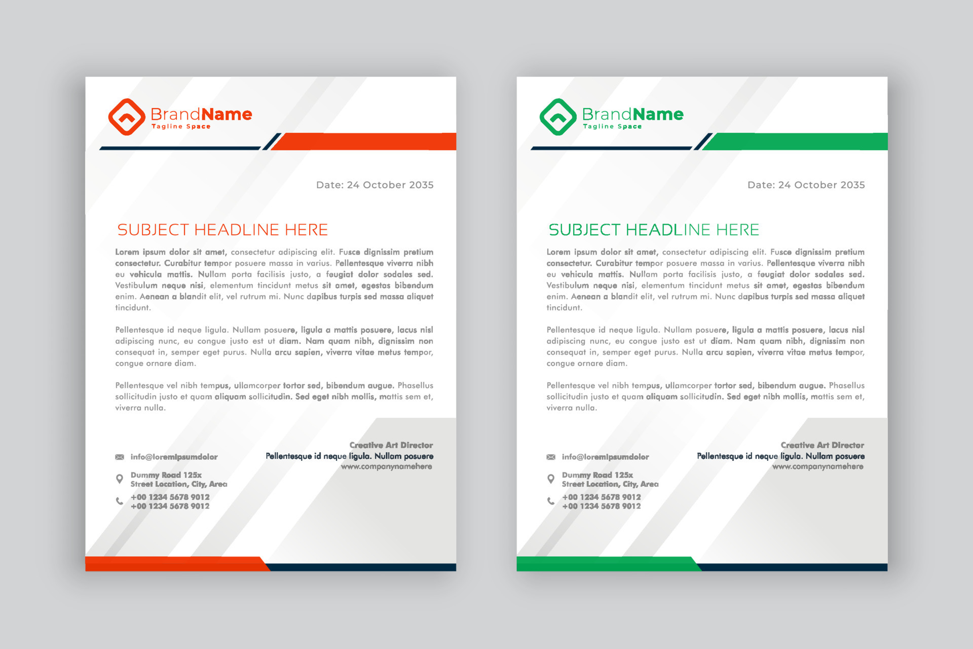 business corporate letterhead design template 7999370 Vector Art at
