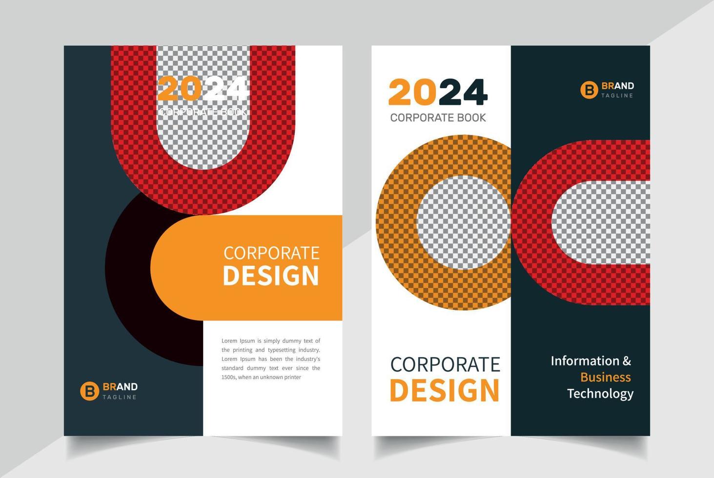 Book Cover Mockup Shutterstock 7999488 Vector Art at Vecteezy