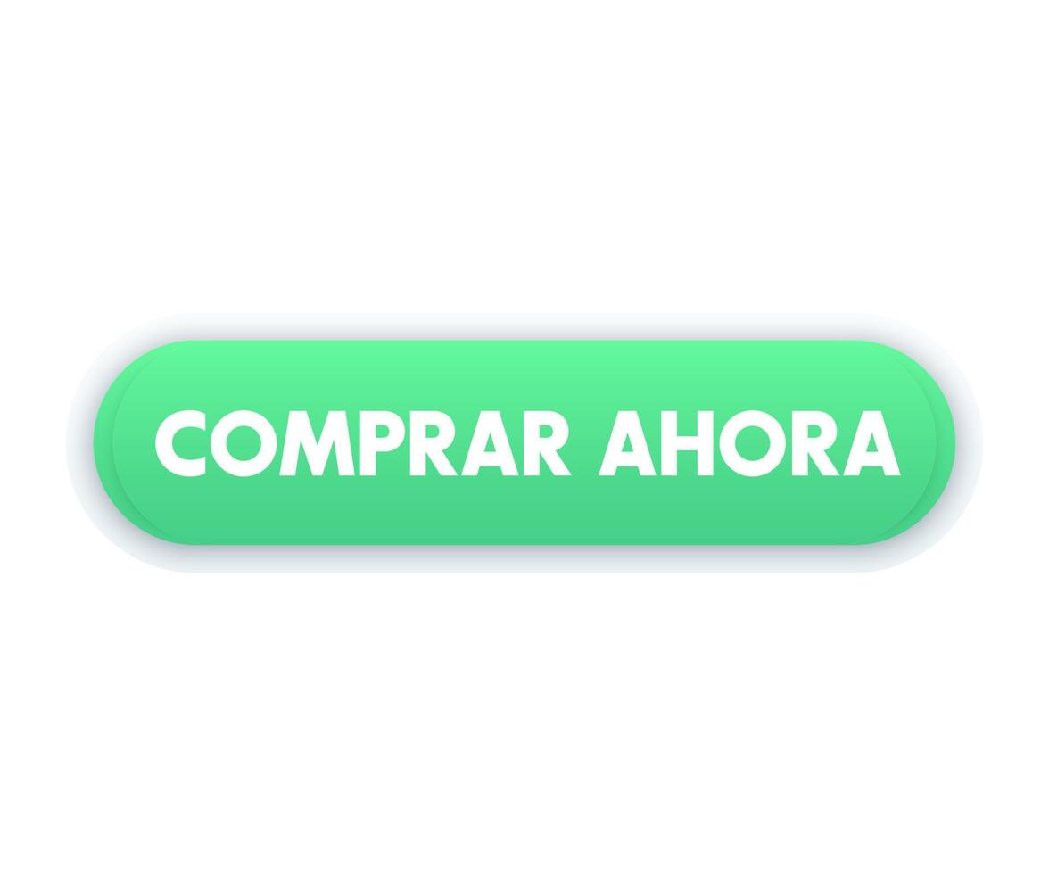 comprar ahora en español, botón verde de moda para web ...