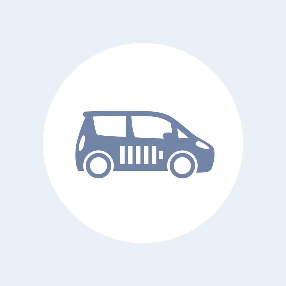 electric car, vehicle icon, EV, car with battery, ecologic transport isolated icon, vector illustration