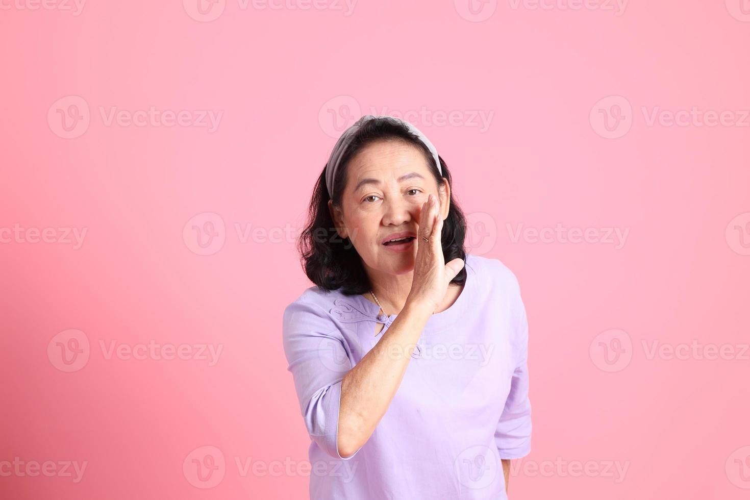 Senior Asian Woman photo