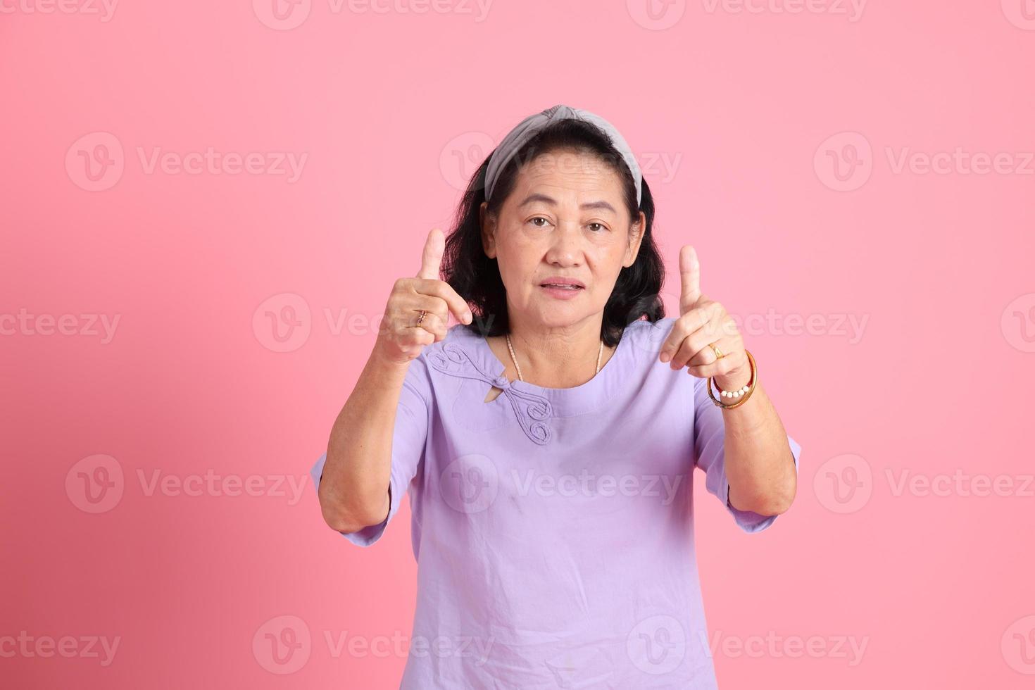 Senior Asian Woman photo