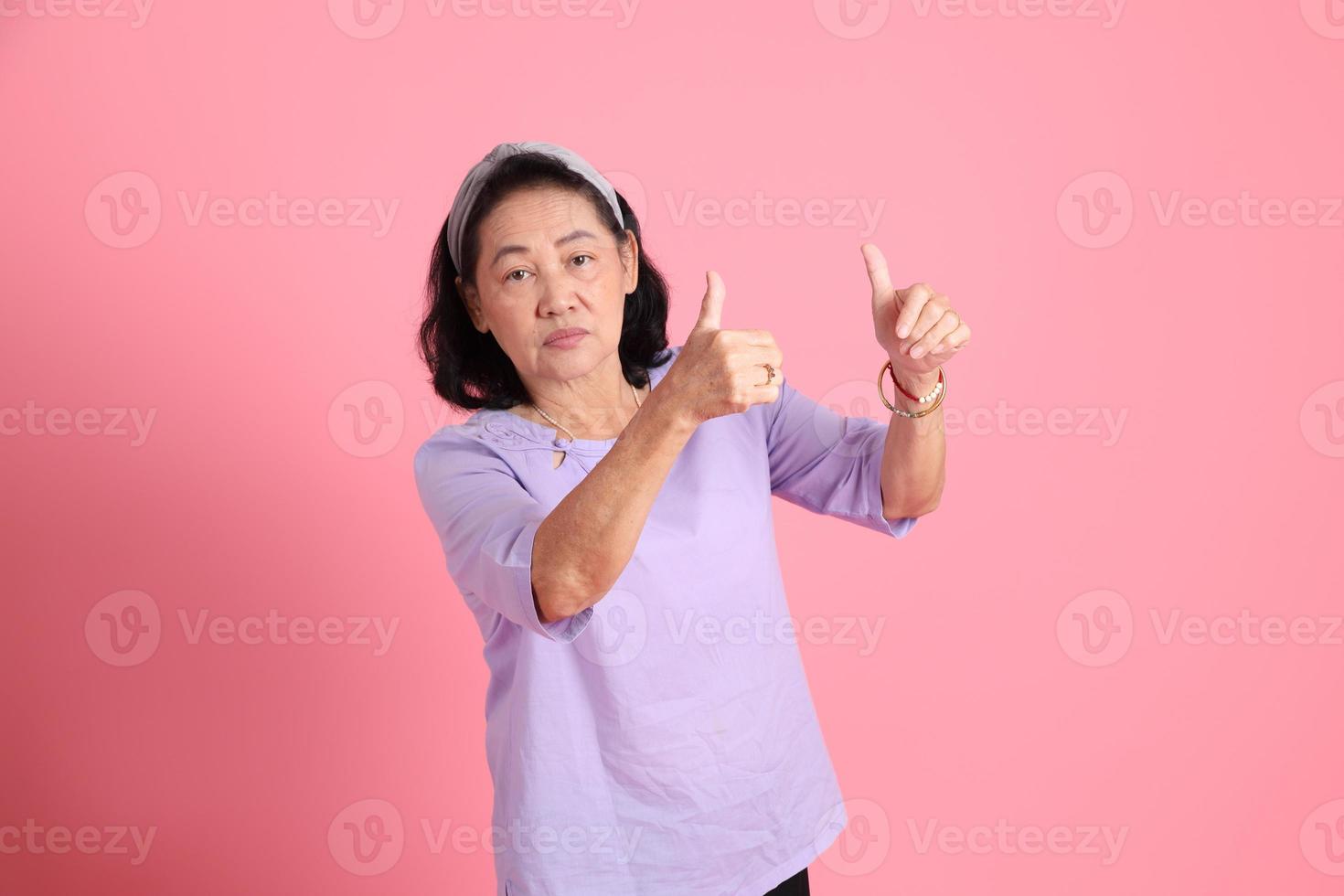 Senior Asian Woman photo