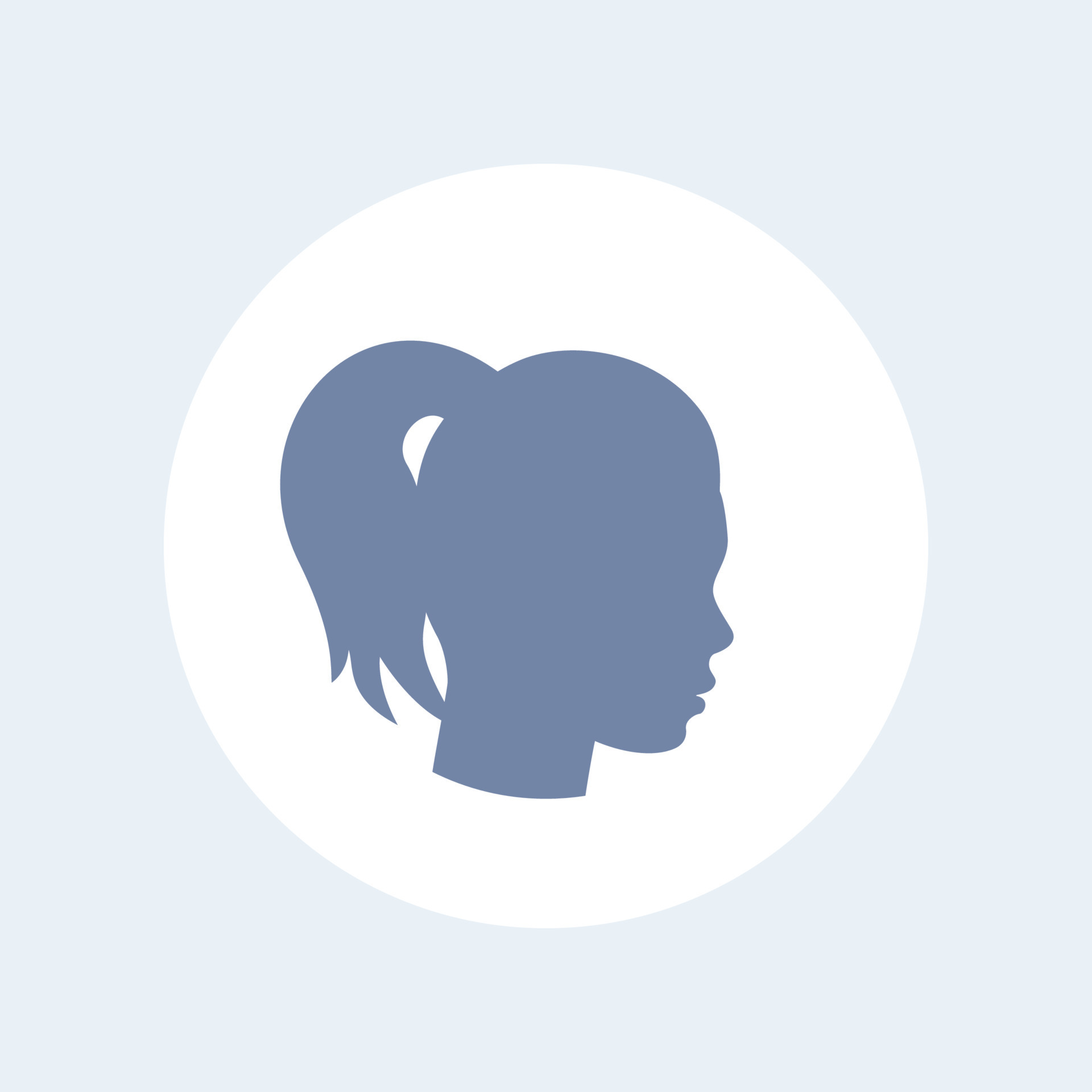 facebook female user icon