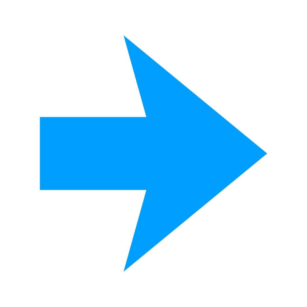 Arrow illustrated on white background vector