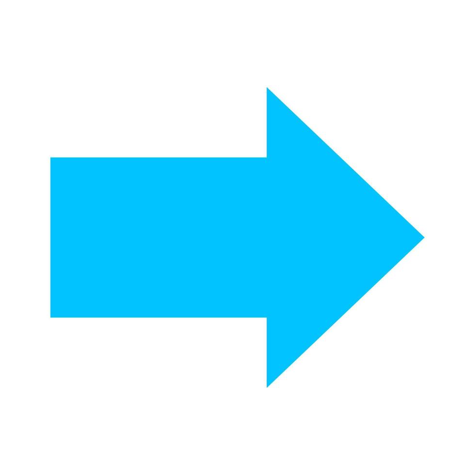 Arrow illustrated on white background vector