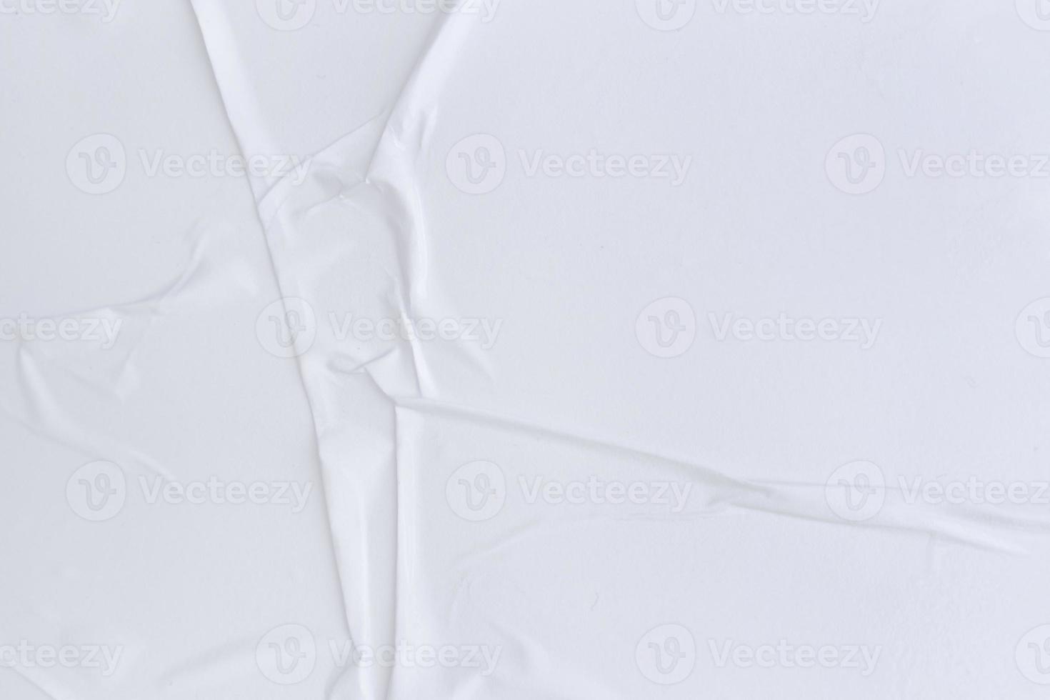 Blank white paper is crumpled texture background. Crumpled paper texture backgrounds for various purposes photo