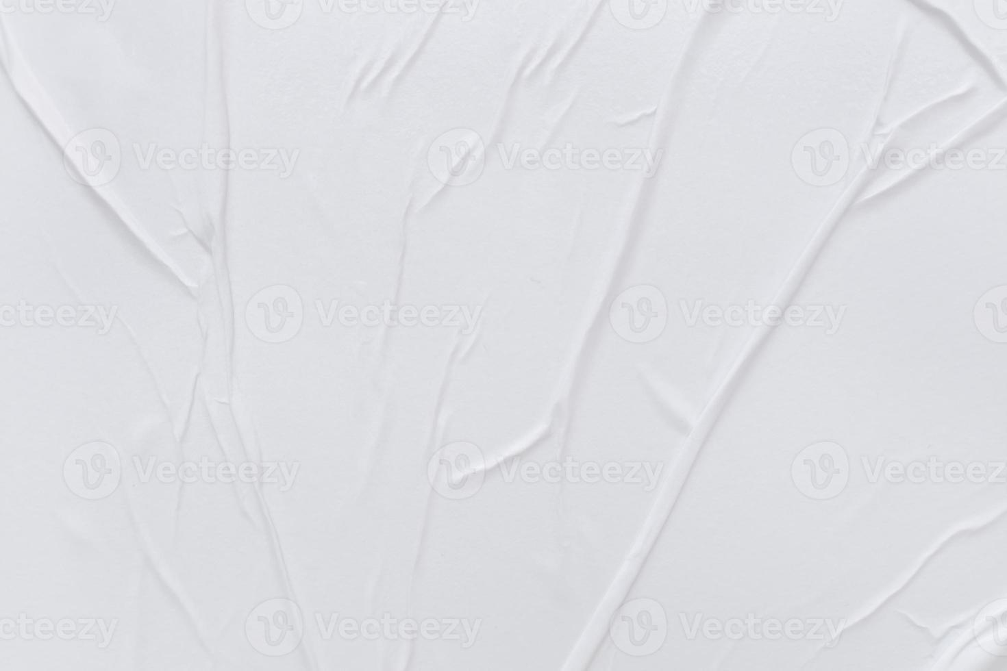 Blank white paper is crumpled texture background. Crumpled paper texture backgrounds for various purposes photo