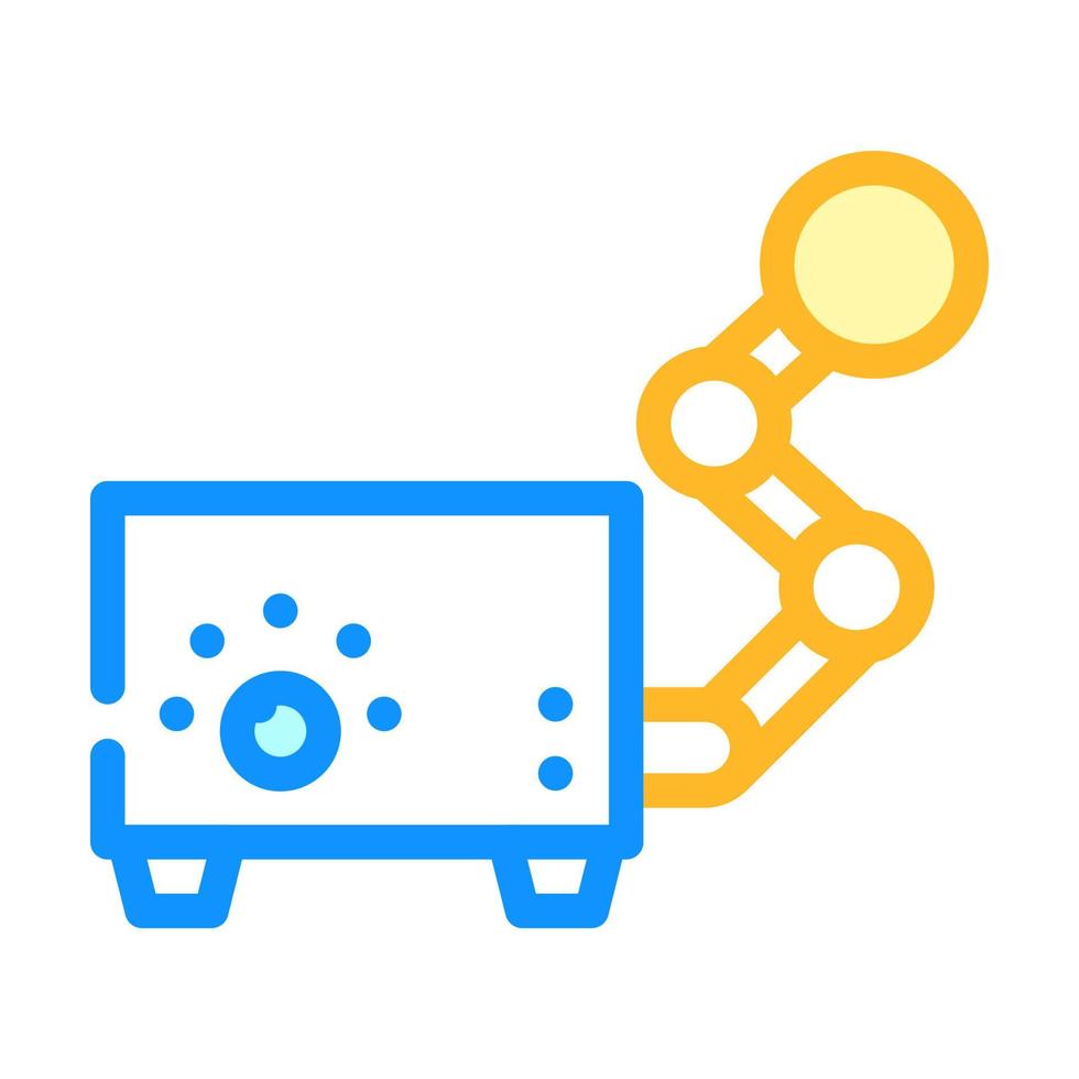 apparatus for uhf therapy color icon vector illustration