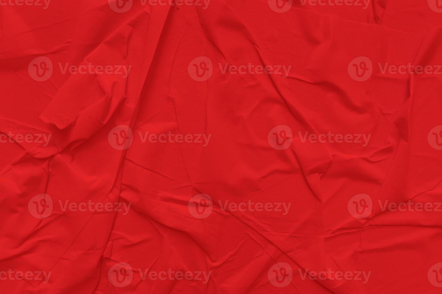 Blank red paper is crumpled texture background. Crumpled paper texture backgrounds for various purposes photo
