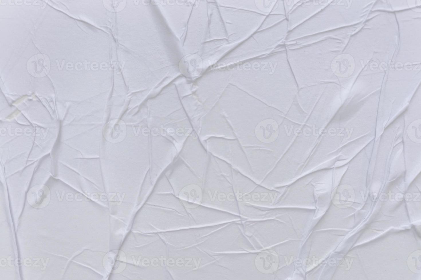 Blank white paper is crumpled texture background. Crumpled paper texture backgrounds for various purposes photo