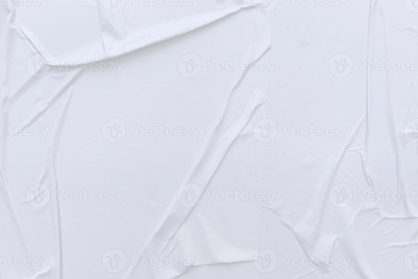 Blank white paper is crumpled texture background. Crumpled paper texture backgrounds for various purposes photo