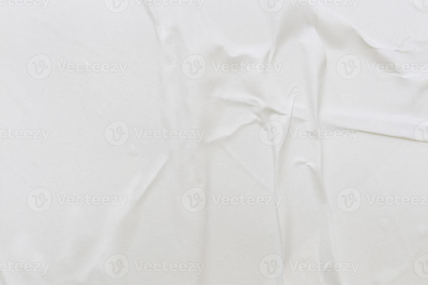 Blank white paper is crumpled texture background. Crumpled paper texture backgrounds for various purposes photo