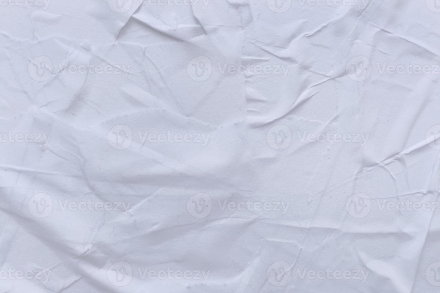 Blank white paper is crumpled texture background. Crumpled paper texture backgrounds for various purposes photo