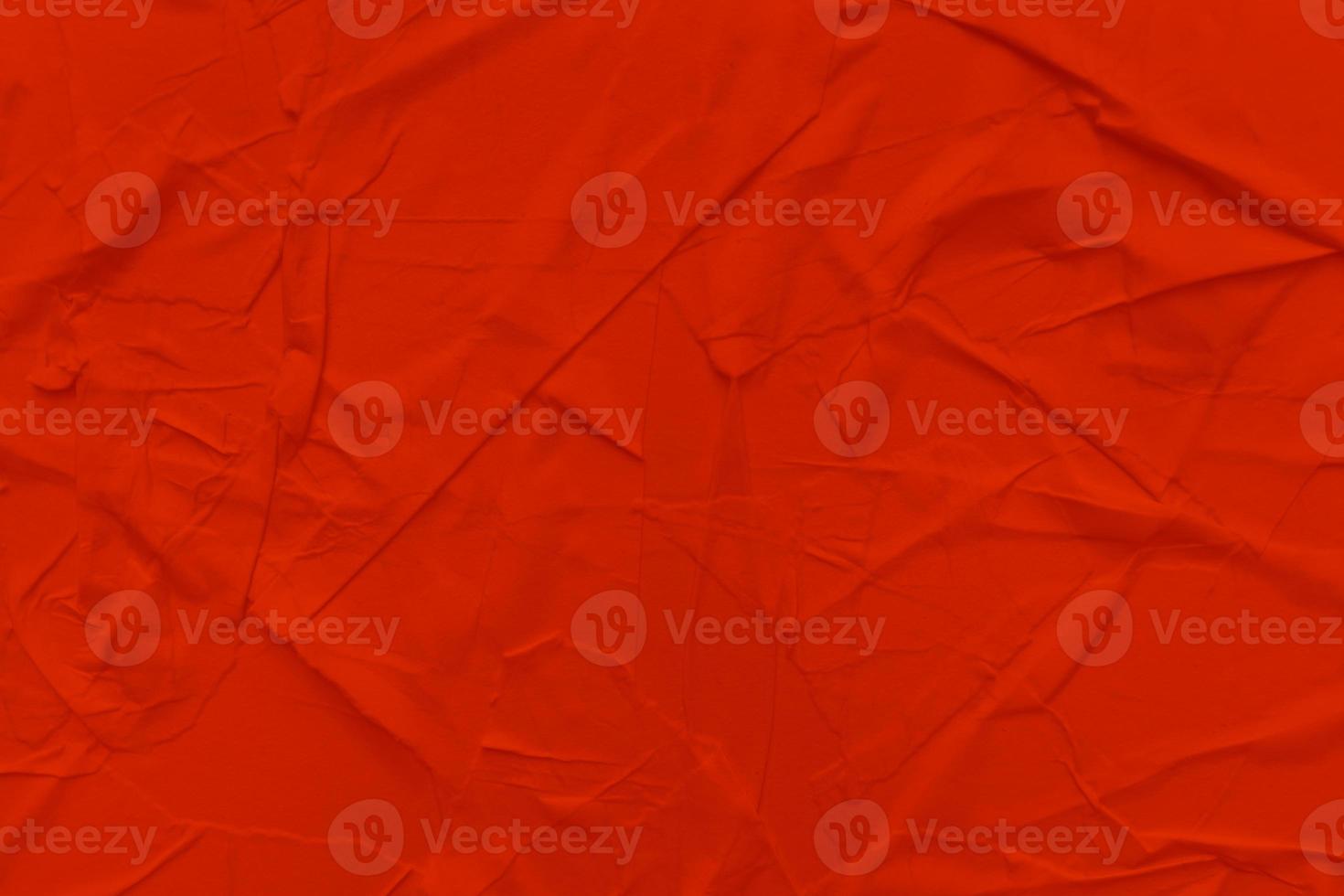 Blank red paper is crumpled texture background. Crumpled paper texture backgrounds for various purposes photo