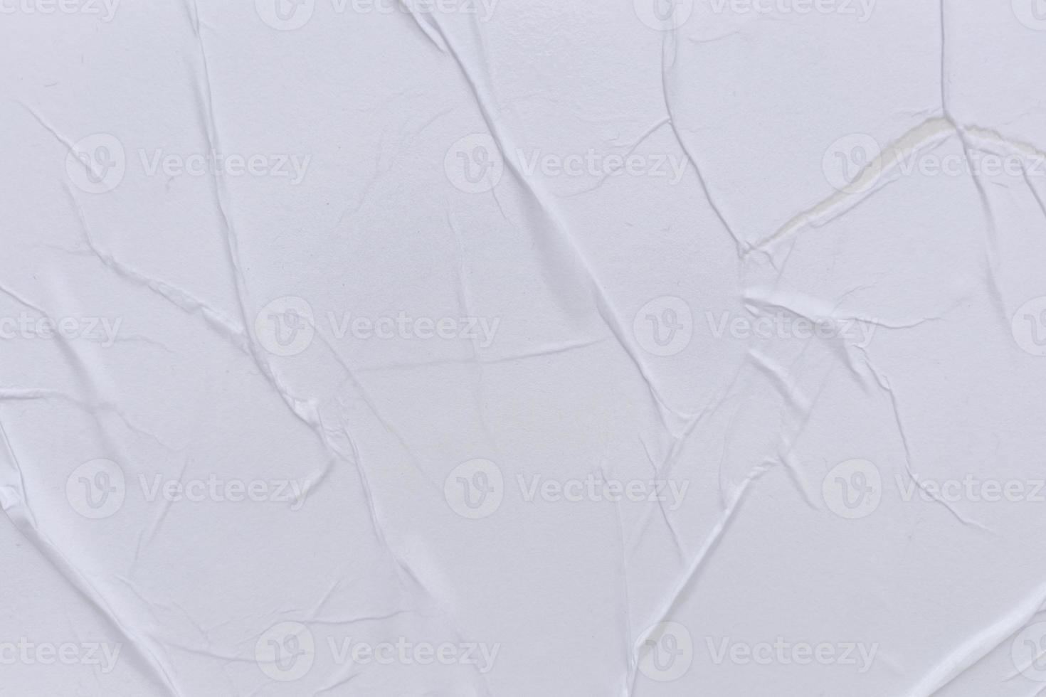 Blank white paper is crumpled texture background. Crumpled paper texture backgrounds for various purposes photo